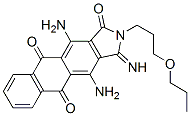 CAS#: 62335-65-3, 4,11-Diamino-2,3-Dihydro-3-Imino-2-(3-Propoxypropyl)-1H-Naphth[2,3-f]Isoindole-1,5,10-Trione