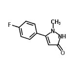 CAS 登录号：623577-33-3， 5-(4-氟苯基)-1-甲基-1,2-二氢-3H-吡唑-3-酮