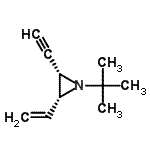 CAS 登录号：62376-99-2， (2S,3R)-2-乙炔基-1-(2-甲基-2-丙基)-3-乙烯基氮丙啶