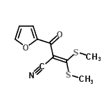 CAS 登录号：62455-59-8， 2-(2-糠酰)-3,3-二(甲硫基)丙烯腈