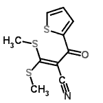 CAS#: 62455-60-1, 3,3-Bis(Methylsulfanyl)-2-(2-Thienylcarbonyl)Acrylonitrile
