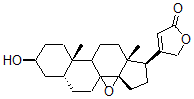 CAS 登录号：6246-57-7， 8beta,14beta-环氧-3beta-羟基-5beta-心甾-20(22)-烯内酯