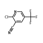 CAS 登录号：624734-22-1， 2-氯-5-(三氟甲基)吡啶-3-甲腈