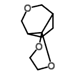 CAS 登录号：625099-19-6， 螺[1,3-二氧戊环-2,8'-3-氧杂双环[3.2.1]辛烷]