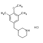 CAS#: 625454-23-1, 3-(4-Methoxy-3,5-dimethylbenzyl)piperidine hydrochloride (1:1)