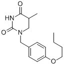 CAS#: 62554-14-7, Dihydro-1-((4-Butoxyphenyl)Methyl)-5-Methyl-2,4(1H,3H)-Pyrimidinedione