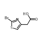 CAS#: 62557-07-7, (2-Bromo-1,3-Thiazol-4-Yl)Acetic Acid