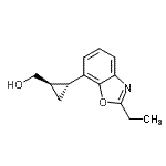 CAS 登录号：625851-01-6， [(1R,2R)-2-(2-乙基-1,3-苯并恶唑-7-基)环丙基]甲醇