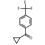 CAS 登录号：62587-07-9， 环丙基[4-(三氟甲基)苯基]甲酮