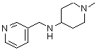 CAS 登录号：626217-79-6， 1-甲基-N-(3-吡啶基甲基)-4-哌啶胺