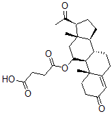 CAS 登录号：62624-72-0， 黄体酮 11-半琥珀酸酯