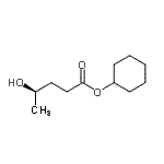 CAS 登录号：626243-21-8， 环己基(4R)-4-羟基戊烷酸酯