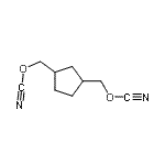CAS 登录号：62642-01-7， 1,3-环戊烷二基二(亚甲基)二氰酸酯