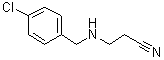 CAS#: 62675-34-7, 3-[(4-Chlorobenzyl)Amino]Propanenitrile