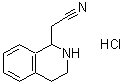 CAS 登录号：627098-24-2， 1,2,3,4-四氢-1-异喹啉基乙腈盐酸盐(1:1)
