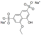 CAS 登录号：6272-19-1， 4-乙氧基-5-羟基萘-2,7-二磺酸二钠
