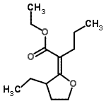 CAS 登录号：627535-62-0， 乙基(2E)-2-(3-乙基二氢-2(3H)-呋喃亚基)戊酸酯