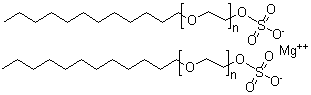 CAS 登录号:62755-21-9, 聚乙二醇单月桂基醚硫酸酯镁盐