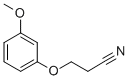 CAS 登录号：6279-84-1， 3-(3-甲氧基苯氧基)丙腈
