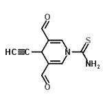 CAS#: 62827-27-4, 4-Ethynyl-3,5-Diformyl-1(4H)-Pyridinecarbothioamide