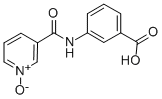 CAS 登录号：62833-95-8， 3-[(3-羧基苯基)氨基甲酰]吡啶 1-氧化物
