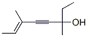 CAS 登录号：62851-70-1， 3,6-二甲基辛-6-烯-4-炔-3-醇