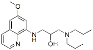 CAS 登录号：6286-93-7， 1-(二丙基氨基)-3-[(6-甲氧基喹啉-8-基)氨基]丙-2-醇