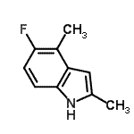 CAS#: 628736-92-5, 5-fluoro-2,4-dimethyl-1H-indole