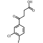 CAS 登录号：62903-16-6， 4-(3-氯-4-氟苯基)-4-氧代丁酸