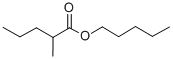 CAS 登录号：6297-48-9， 2-甲基戊酸戊酯