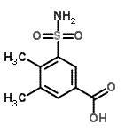 CAS 登录号：62971-64-6， 3,4-二甲基-5-氨基磺酰基苯甲酸
