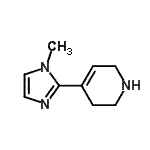 CAS 登录号：630120-23-9， 4-(1-甲基-1H-咪唑-2-基)-1,2,3,6-四氢吡啶