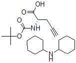 CAS 登录号：63039-49-6， 叔丁氧羰基-L-炔丙基甘氨酸二环己基胺盐