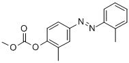 CAS 登录号：63042-08-0， 甲基 4-(2-甲基苯基偶氮)-2-甲基苯基碳酸酯