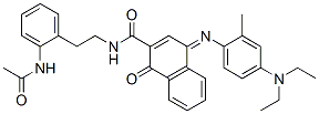 CAS#: 63059-58-5, N-[2-[2-(Acetylamino)Phenyl]Ethyl]-4-[[4-(Diethylamino)-2-Methylphenyl]Imino]-1,4-Dihydro-1-Oxonaphthalene-2-Carboxamide