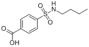 CAS 登录号：6306-16-7， 4-(丁基氨基磺酰基)苯甲酸