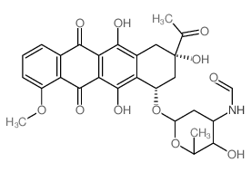 CAS#: 63084-42-4, (8S,10S)-8-Acetyl-7,8,9,10-Tetrahydro-6,8,11-Trihydroxy-1-Methoxy-10-[(3-(Formylamino)-2,3,6-Trideoxy-alpha-L-Lyxo-Hexopyranosyl)Oxy]-5,12-Naphthacenedione
