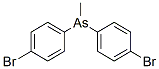 CAS 登录号：6309-86-0， 二(4-溴苯基)-甲基-砷