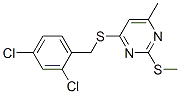 CAS#: 6310-07-2, 4-[(2,4-Dichlorophenyl)Methylsulfanyl]-6-Methyl-2-Methylsulfanyl-Pyrimidine