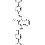 CAS#: 6311-07-5, 2-(2-{3-Methyl-4-[(E)-(5-Nitro-2-Pyridinyl)Diazenyl]-1-Naphthyl}Hydrazino)-5-Nitropyridine
