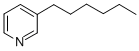 CAS 登录号：6311-92-8， 3-正己基吡啶