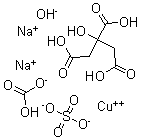 CAS#: 63126-89-6, 2-Hydroxy-1,2,3-Propanetricarboxylic Acid Mixt. With Copper Sulfate (1:1) Sodium Hydrogen Carbonate And Sodium Hydroxide