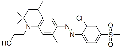 CAS#: 63134-03-2, 6-[[2-Chloro-4-(Methylsulphonyl)Phenyl]Azo]-3,4-Dihydro-2,2,4,7-Tetramethyl-2H-Quinoline-1-Ethanol