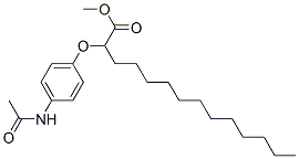 CAS 登录号：63134-19-0， 2-(4-乙酰氨基苯氧基)肉豆蔻酸甲酯