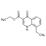 CAS 登录号：63136-14-1， 乙基8-乙基-4-氧代-1,4-二氢-3-喹啉羧酸酯