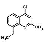 CAS#: 63136-24-3, 4-Chloro-8-Ethyl-2-Methylquinoline