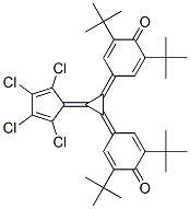 CAS#: 63165-92-4, 4,4'-[3-(2,3,4,5-Tetrachloro-2,4-Cyclopentadien-1-Ylidene)-1,2-Cyclopropanediylidene]Bis[2,6-Bis(1,1-Dimethylethyl)-2,5-Cyclohexadien-1-One]