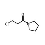 CAS 登录号：63177-38-8， 3-氯-1-(1-吡咯烷基)-1-丙酮