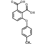 CAS 登录号：63181-80-6， 3-(4-甲基苯氧基)邻苯二甲酸