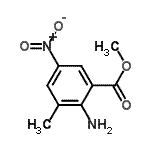 CAS#: 631911-94-9, Methyl 2-amino-3-methyl-5-nitrobenzoate